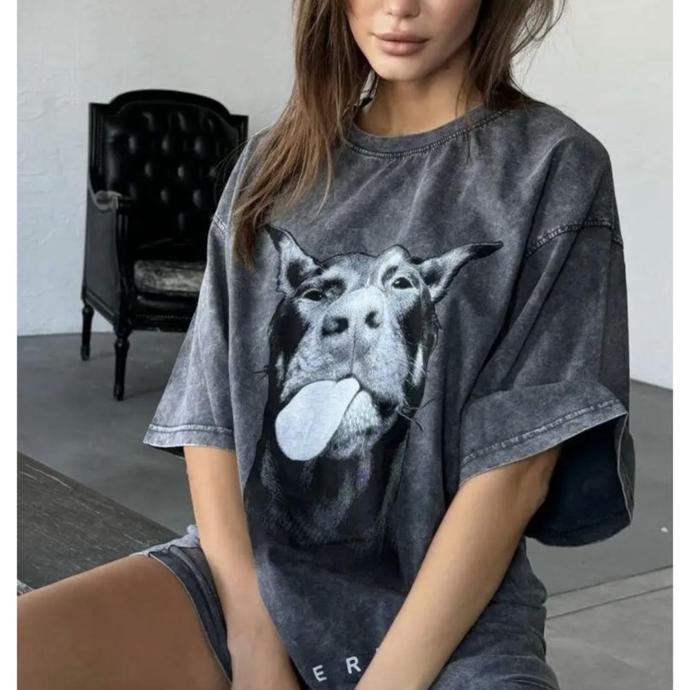 Футболка donerman oversize доберман