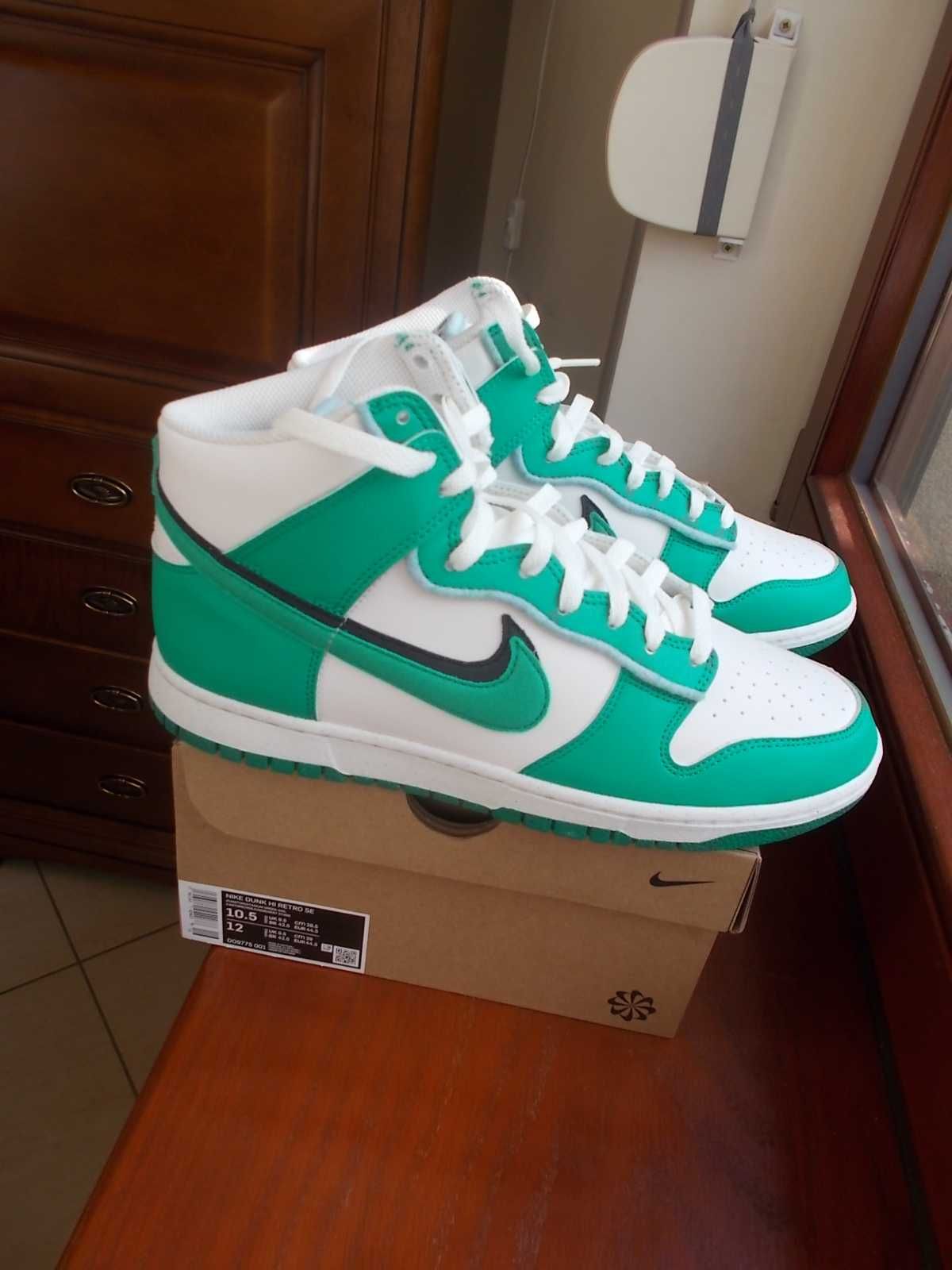 (roz. 44,5/ us 10,5) Nike Dunk High SE Stadium Green DO9775,-001