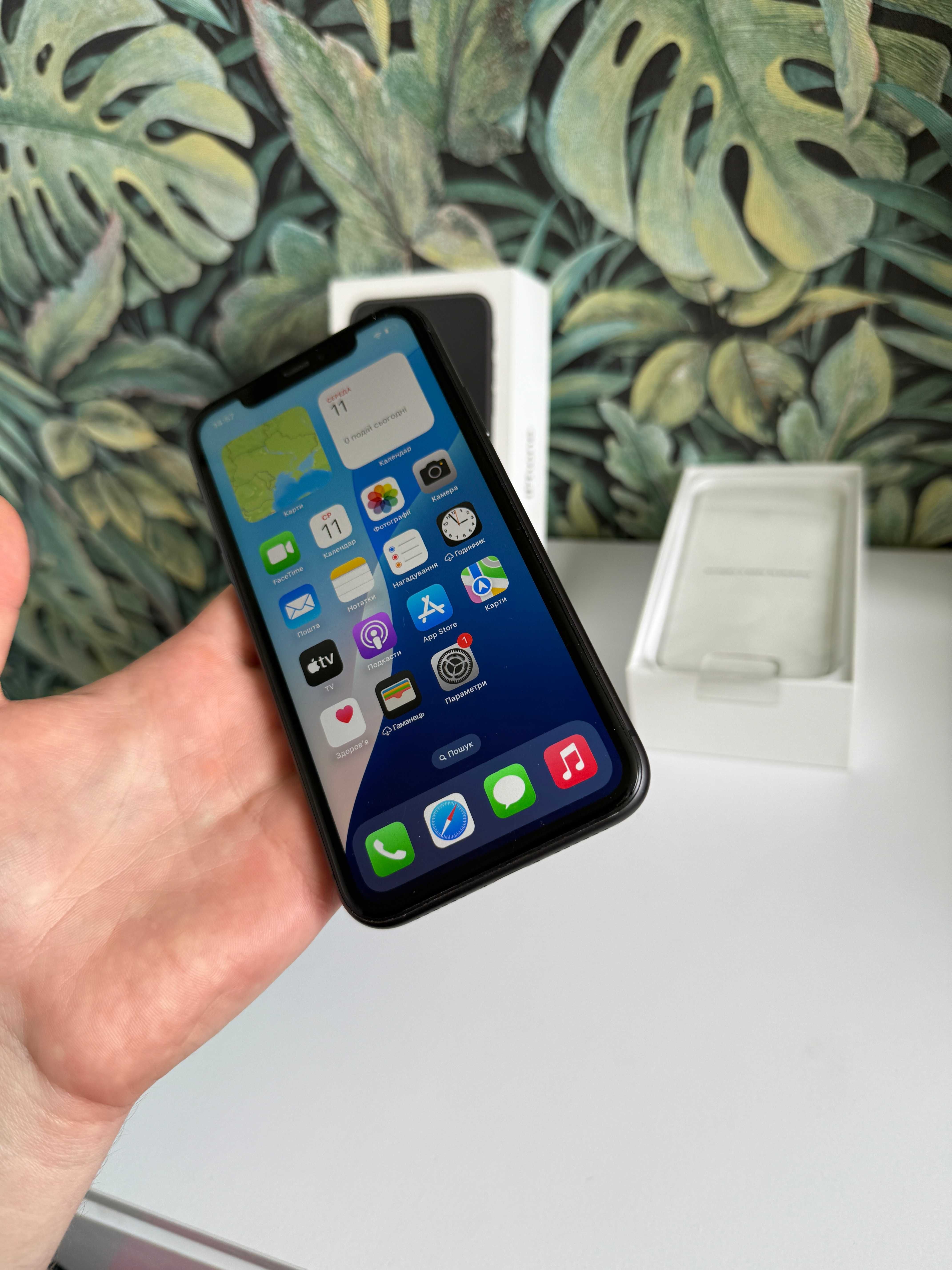 iPhone 11 128Gb Neverlock Повний комплек 100%ак TRADEIN Айфон 11 128гб