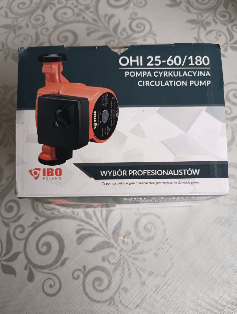 Pompa obiegowa cyrkulacyjna IBO OHI 25-60/180 do  kotła pieca 3 BIEGOW