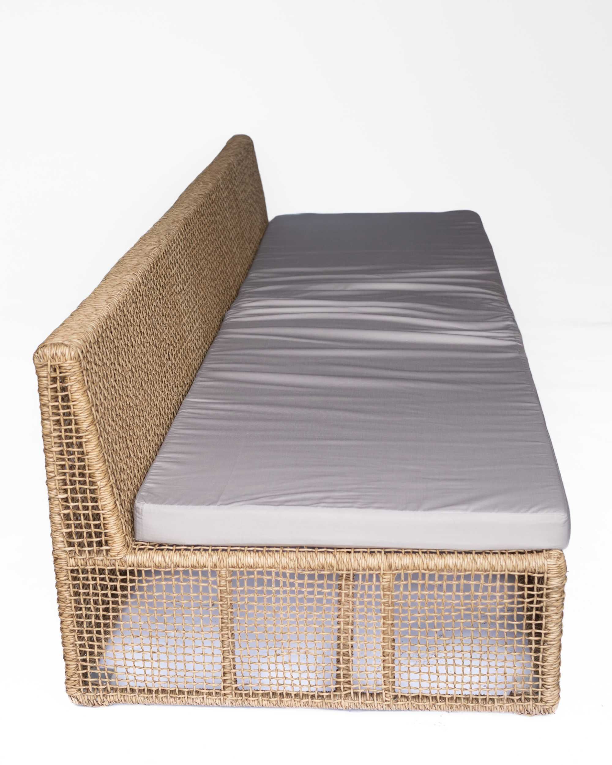 Zestaw wypoczynkowy z technorattanu – sofa + stolik Bali BOHO