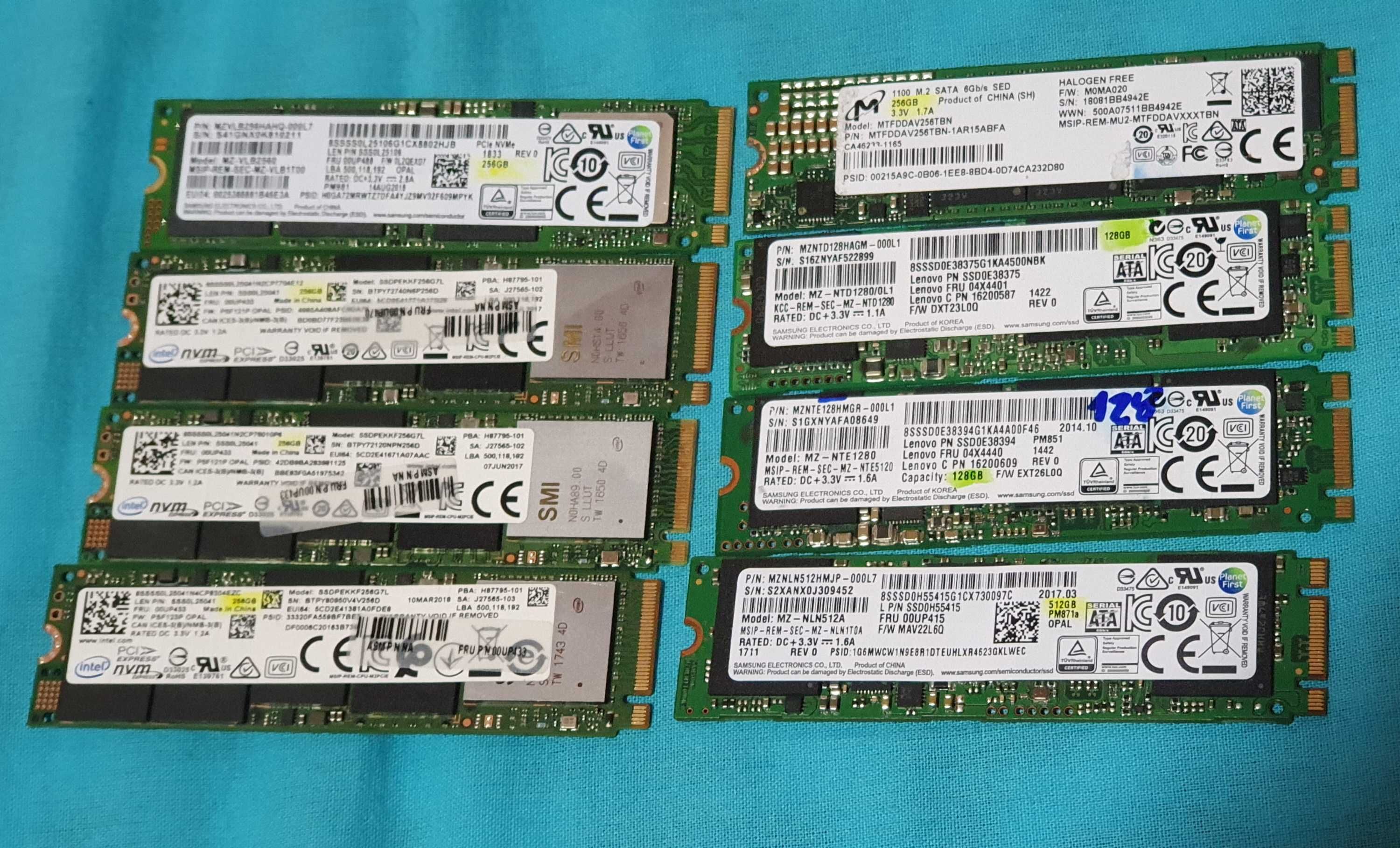 Disco NVMe 500Gb 256Gb SSD M2 Samsung EVO M.2 SATA