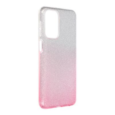 Etui Case Plecki Shining Brokat Samsung Galaxy A33 5G Róż + Szkło 9H