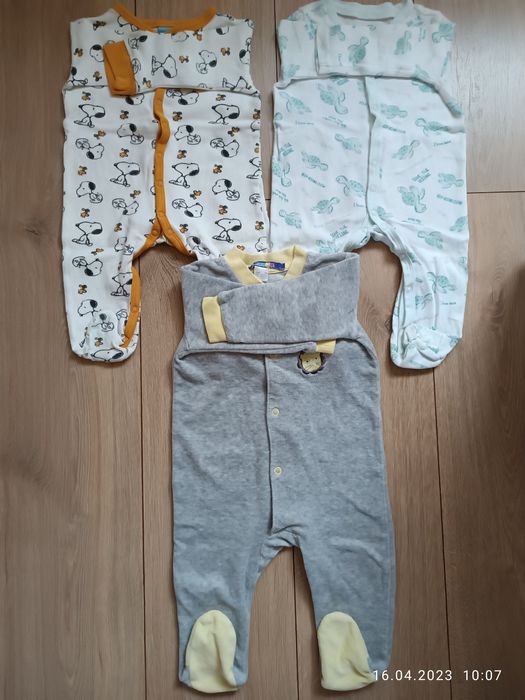 Ubranka rozmiar 68 unisex