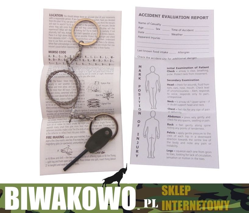 ratunkowy zestaw przetrwania combat mfh