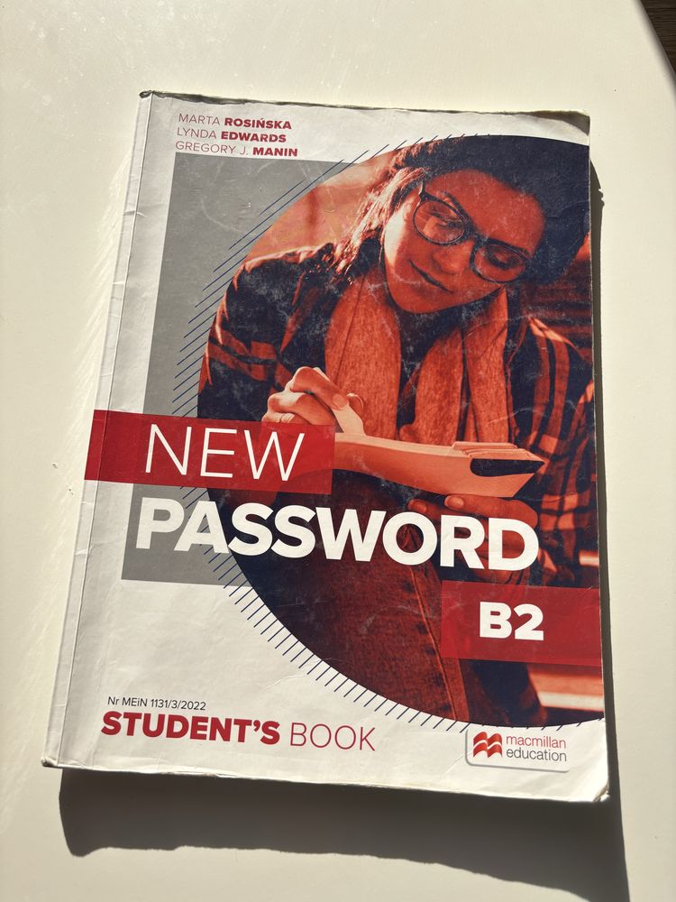 Angielski macmillan NEW PASSWORD B2 student’s book podręcznik