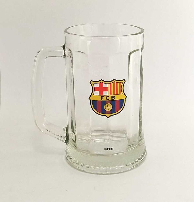 Oryginalny kufel szklany F.C.B Barcelona 0,5 L