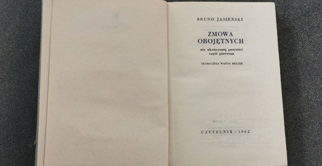 Zmowa obojętnych Bruno Jasieński
