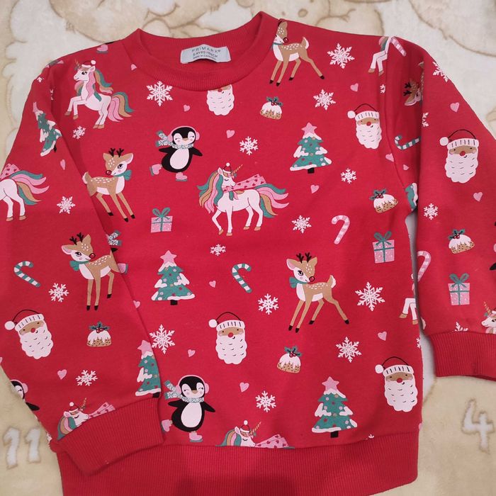 bluza świąteczna dla dziewczynki