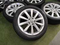 Dijon Koła 17" 5x112 et48 opony 205/50/17 VW golf 5 6 7 8 Touran Caddy