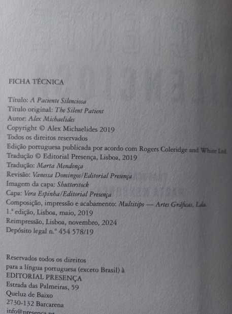 A Paciente Silenciosa - Alex Michaelides
