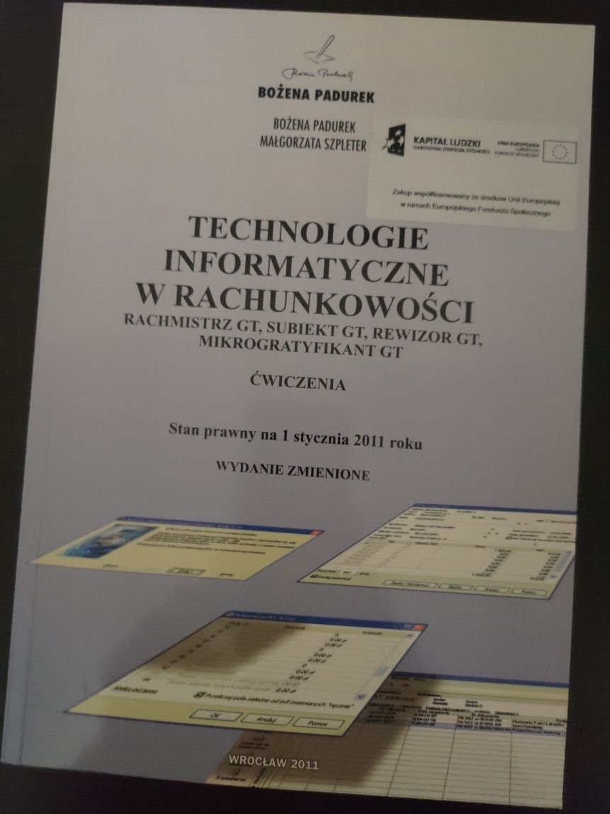 Technologie informatyczne w rachunkowości B.Padurek