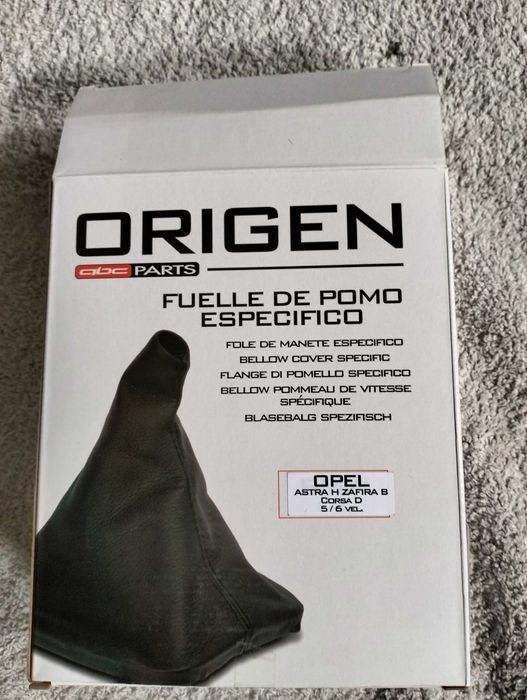 Manete de velocidades com revestimento