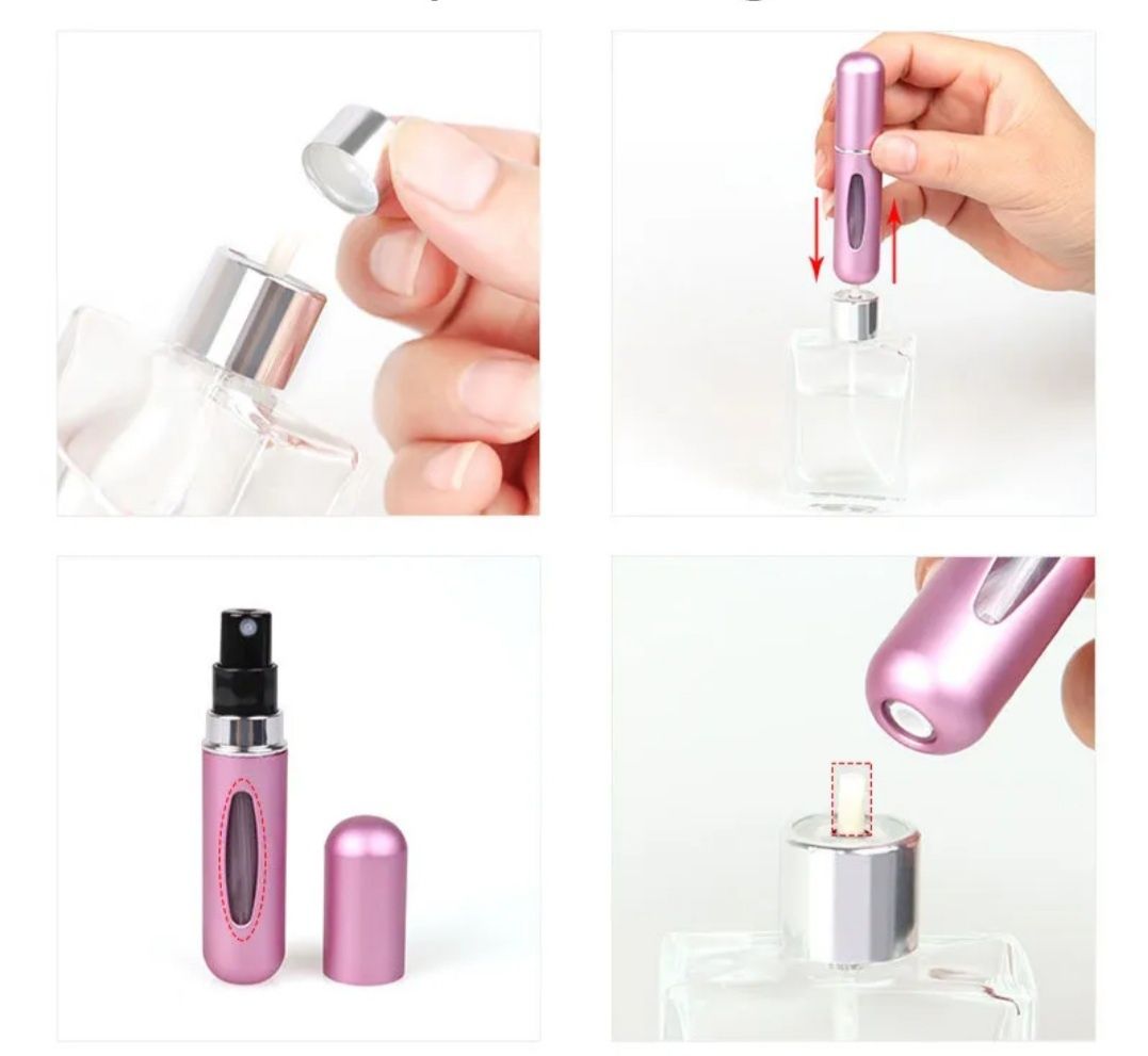 Atomizer flakonik na perfumy spray wielorazowy 5 ml
