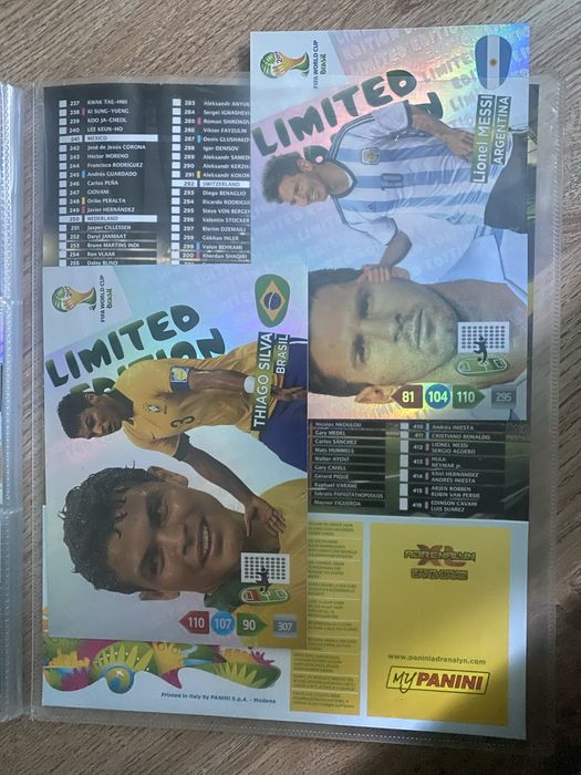 Album kart Fifa World Cup Brasil 2014