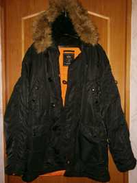 Куртка парка аляска Alpha Industries N-3B, разм. XL, наш 56. ПОГ-68 см