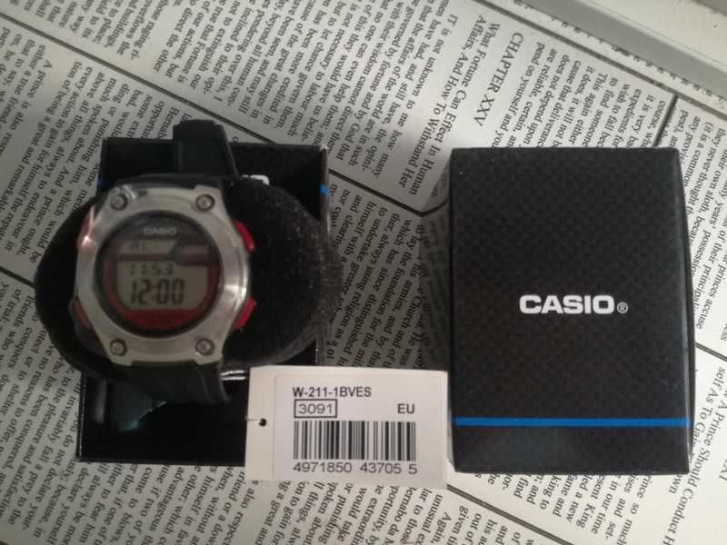 Nowy Oryginalny zegarek Casio model W-211-1BVES