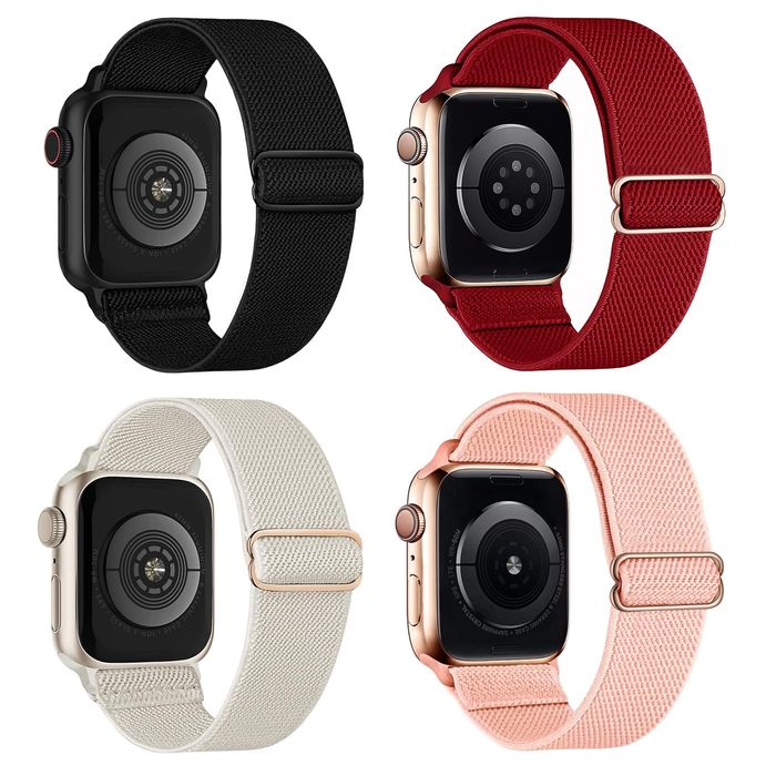 Pasek do Apple Watch SE Ultra 2/1 38-42 mm Regulowany 115-240 mm 4 szt