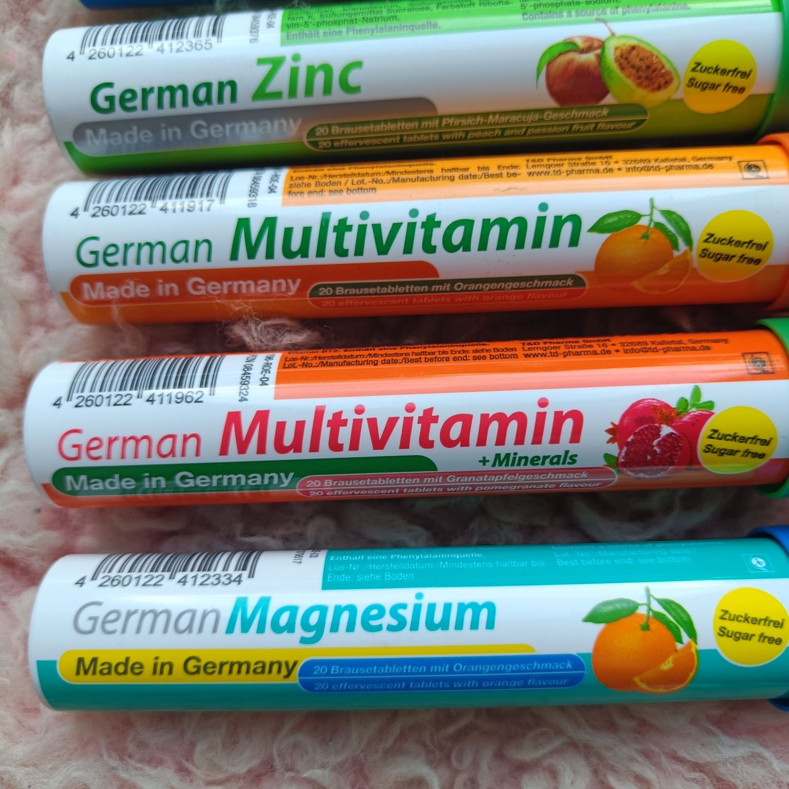 Multiwitaminy w tabletkach musujących mix