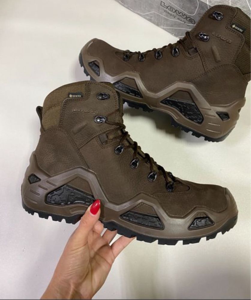 46р. В коробці! Берці ОРИГІНАЛ ботінки Lowa Z-6N GTX C Mid TF Brown