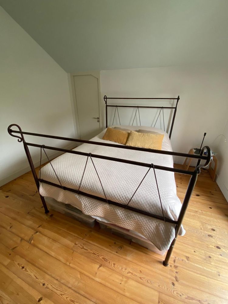 Cama ferro forjado vintage