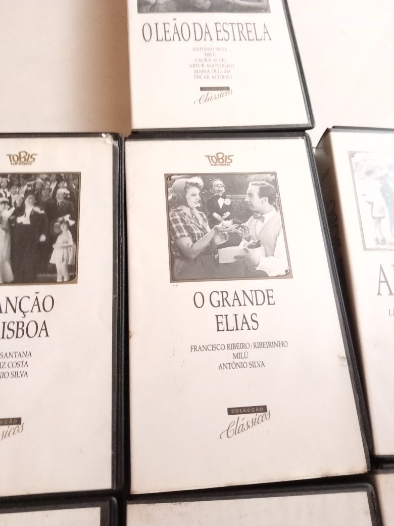 Cassetes filmes clássicos portugueses