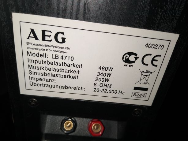 Głośniki AEG lb 4710
