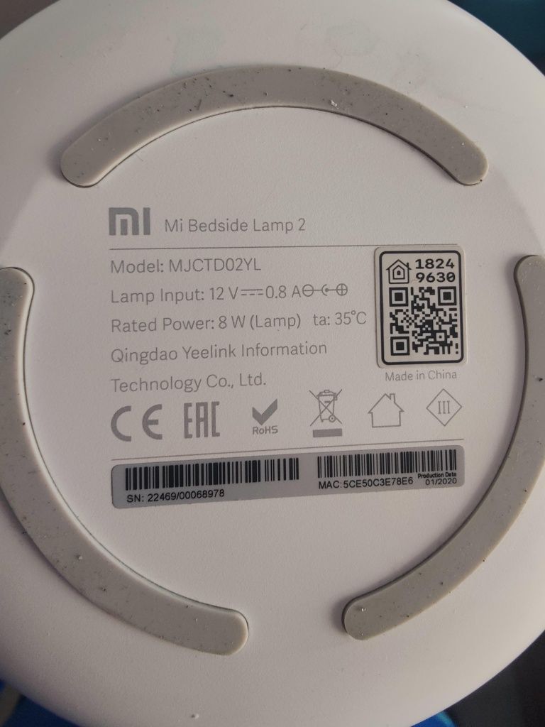 Lampka nocna XIAOMI Mi Bedside Lamp 2 BHR5969EU