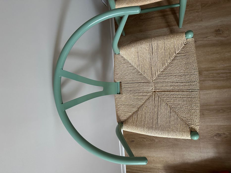 Krzesła z ręcznie plecionym siedziskiem SKLUM