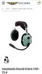 Headseat David Clark h10-13.4