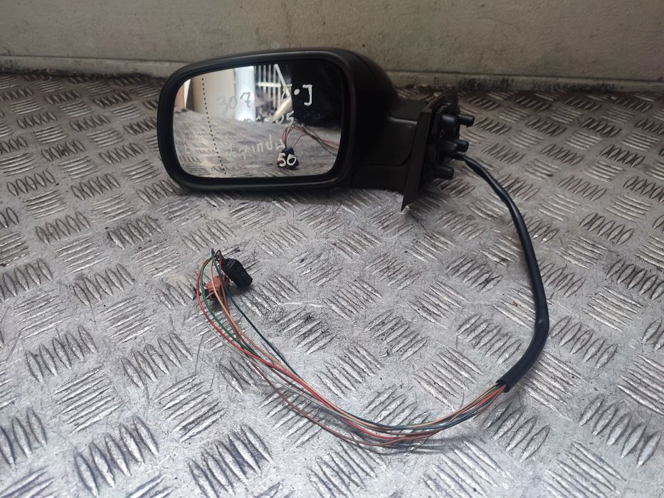 Peugeot 307 lusterko lewe zewnętrzne elektryczne