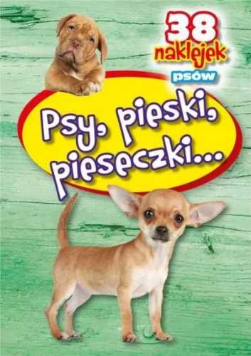 Psy, pieski, pieseczki - 38 naklejek - praca zbiorowa