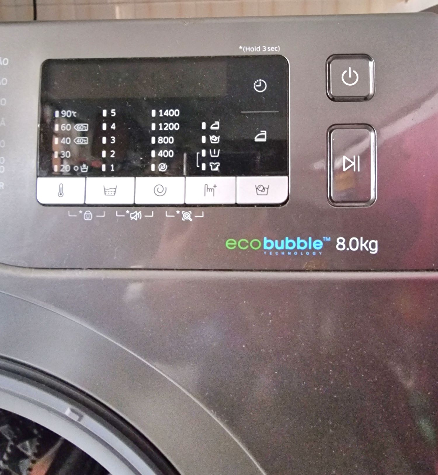 Máquina Lavar Roupa Eco Bubble Samsung 8kg