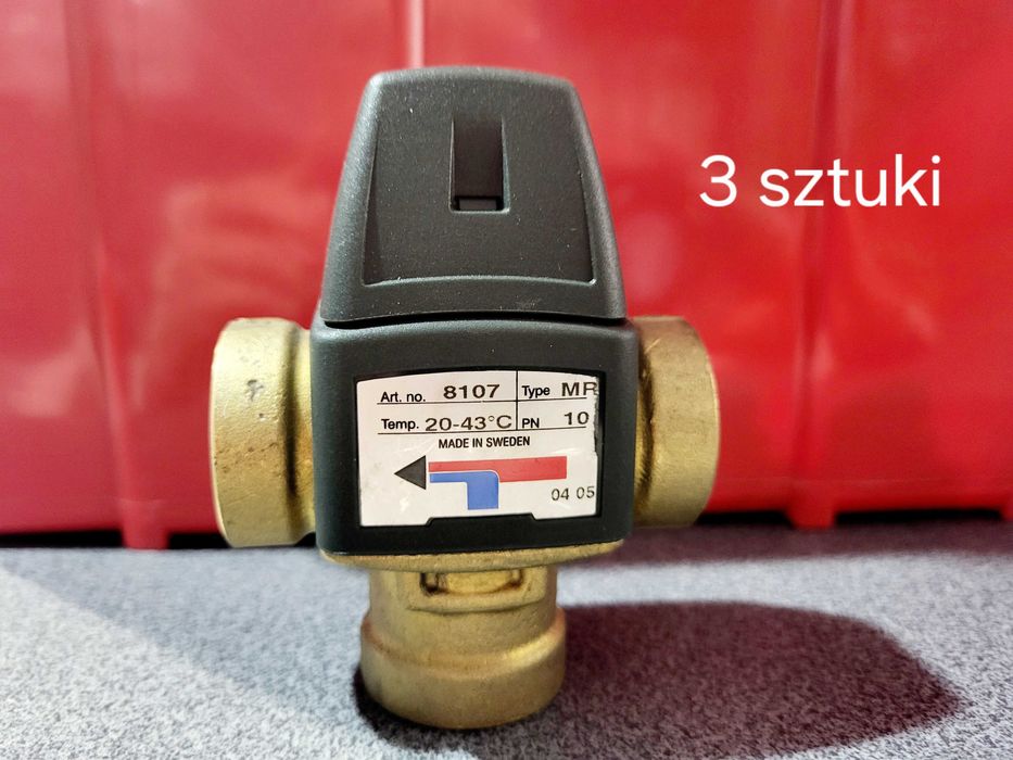 Zawory mieszające termostatyczne ESBE – różne modele i rozmiary, nowe.