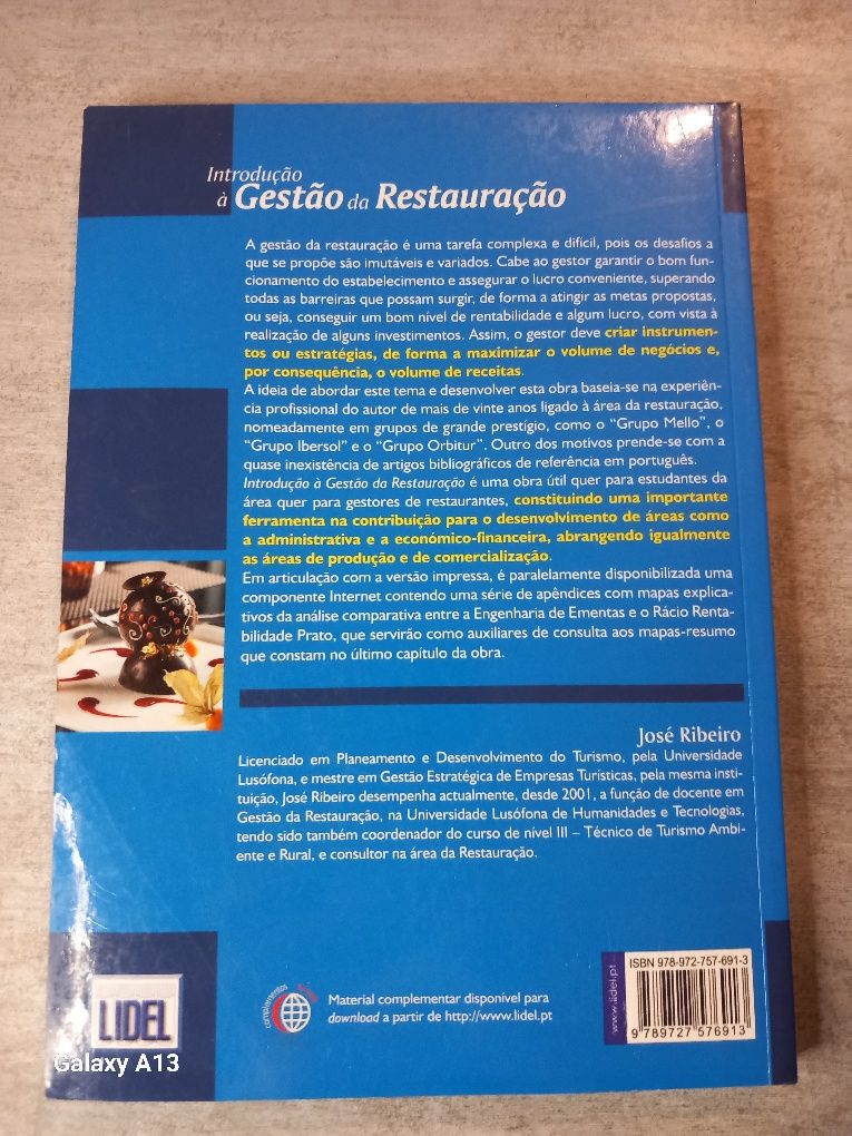 Livro Gestão da Restauração