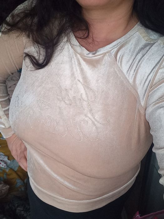 Dres Just Unique bluza spodnie unikat cyrkonie