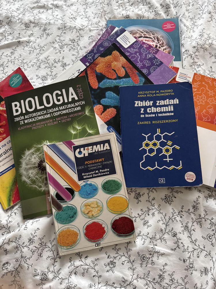 Zestaw vademecum nowa matura biologia koliński pazdro maturalne karty
