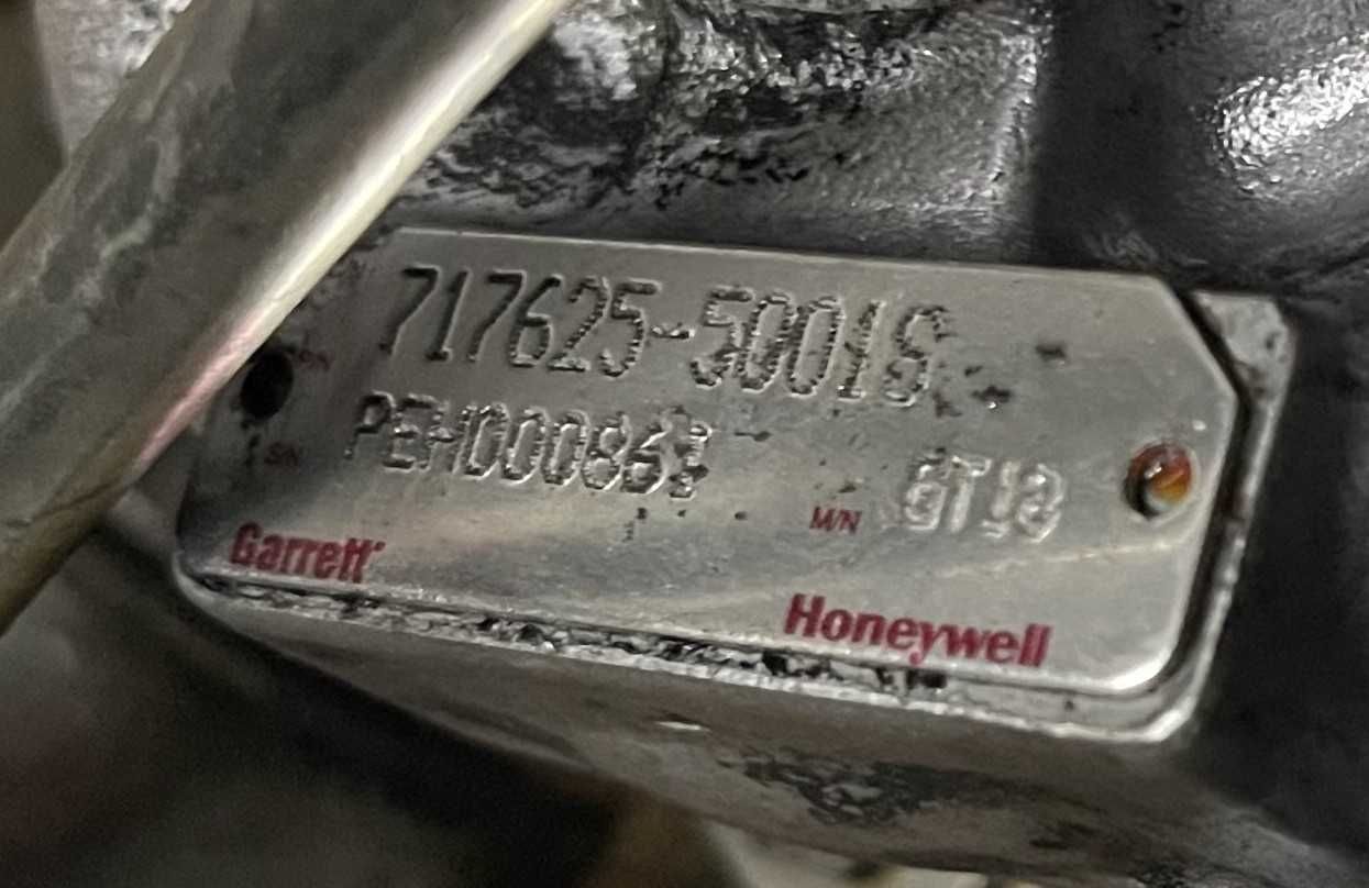 Turbo Garret M53, Referencia nas fotos