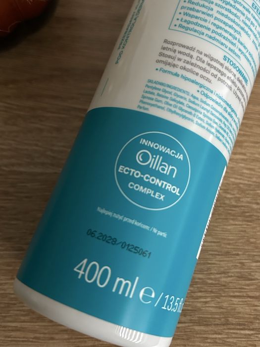 Oillan skin control wygładzający żel do mycia ciała i twarzy