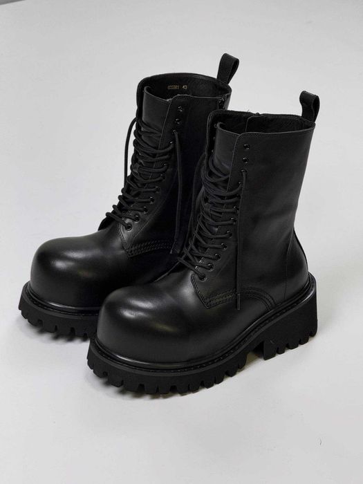 BALENCIAGA STOMPER BOOTS Leather кожаные шкіряні черевики ботинки 43