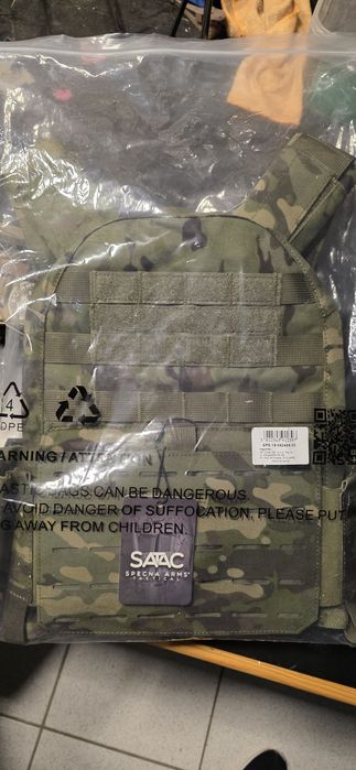 Plate Carrier Specna Arms Tactical Advanced Vest Mukticam Tropic NOVO