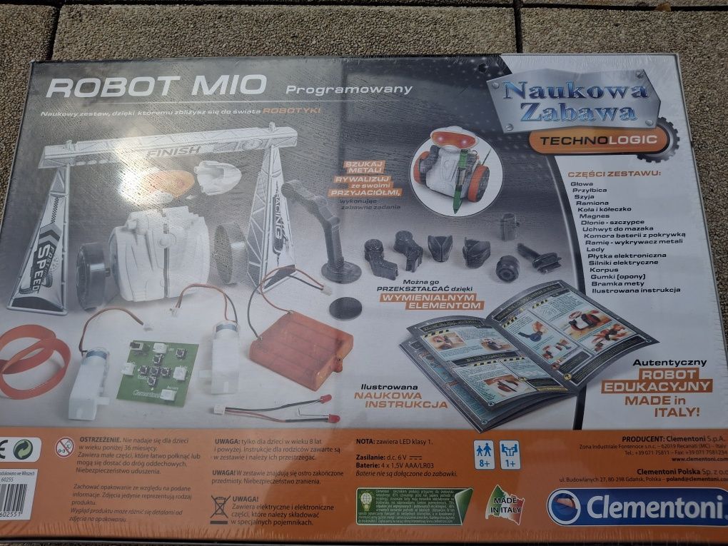 Clementoni Robotics Robot Mio: Nowa Generacja Zestaw Konstrukcyjny