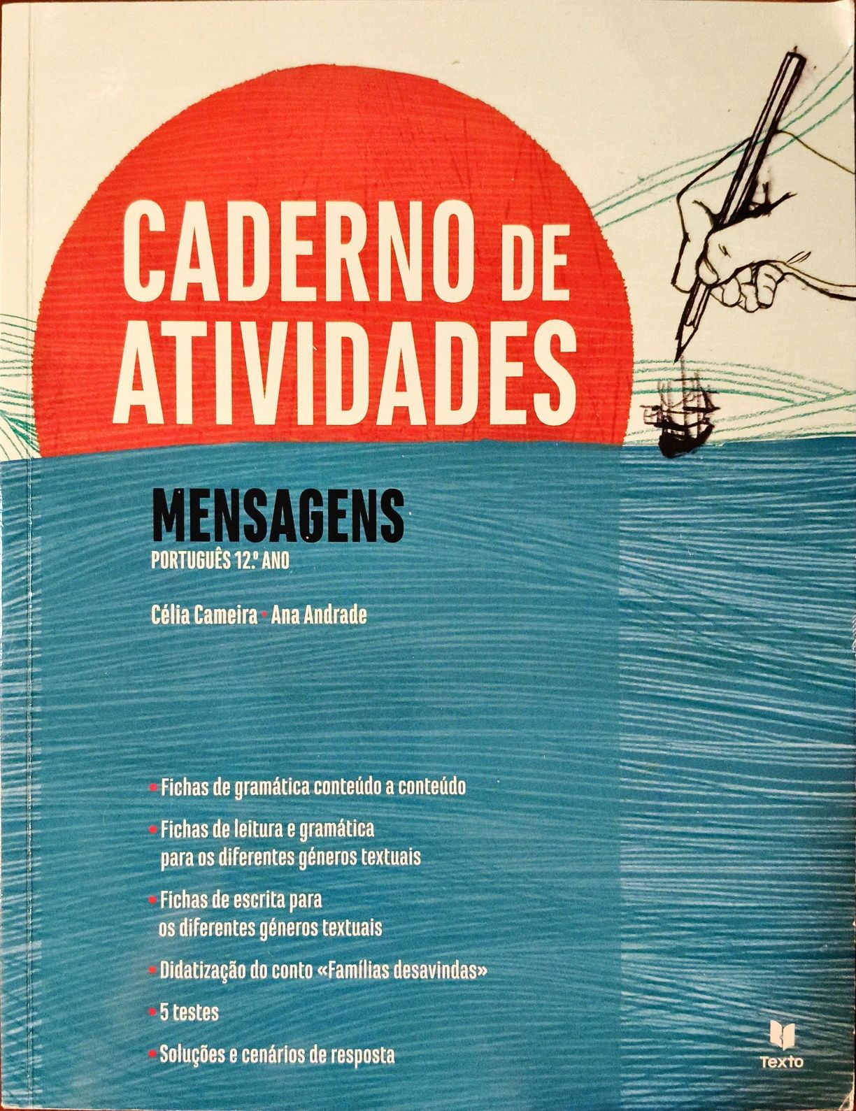 Cadernos de exercícios de português