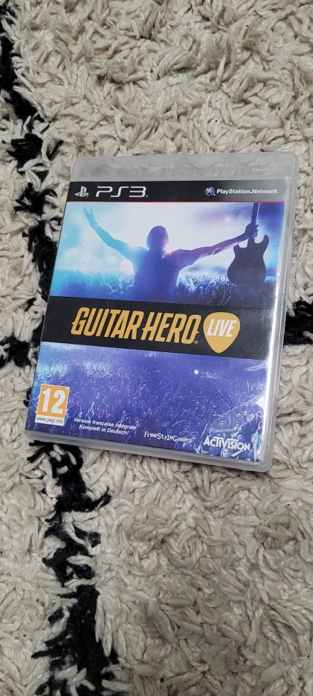 Gitara Guitar hero i gra guitar hero live ps3