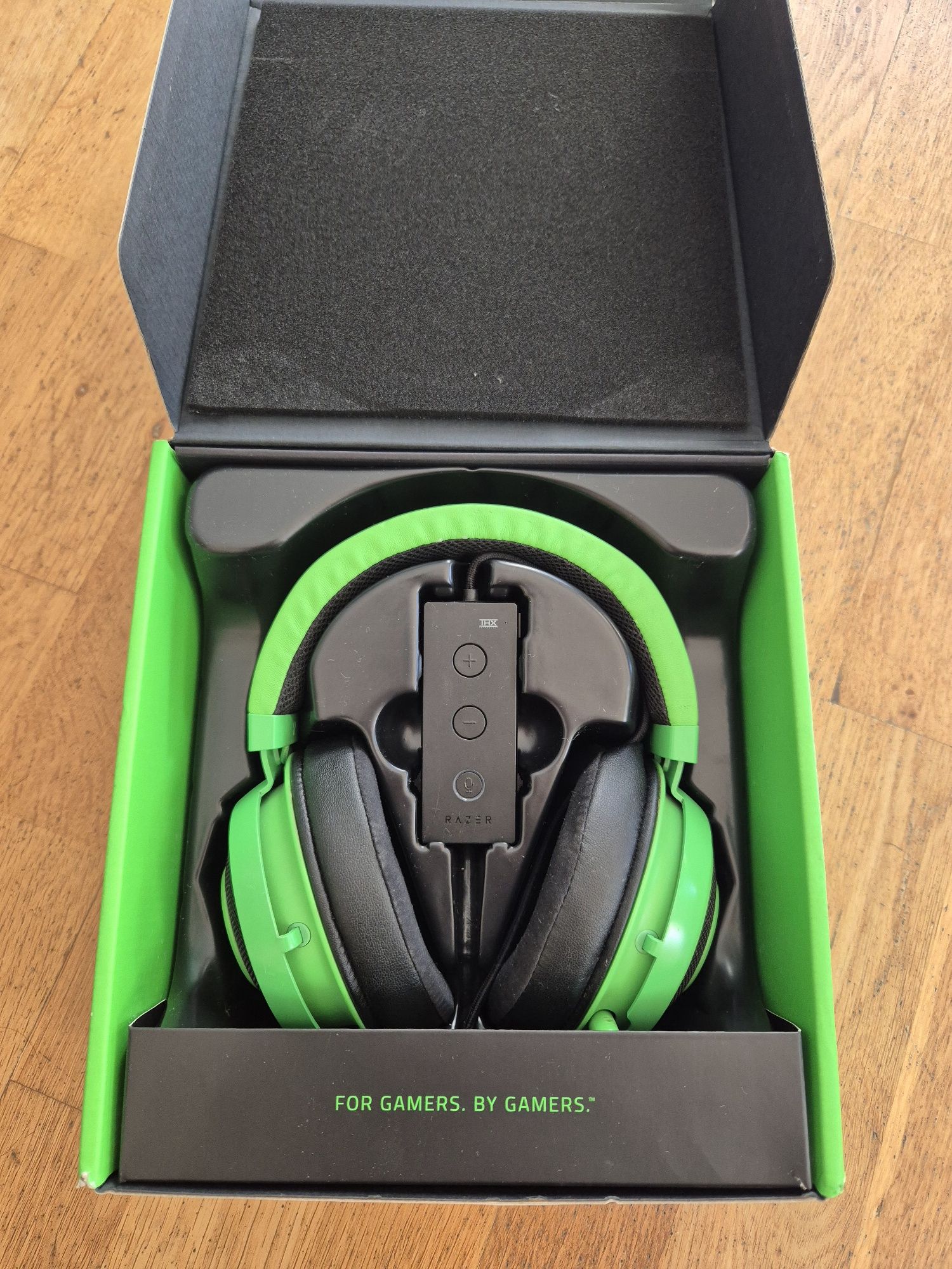 Słuchawki gamingowe przewodowe Razer Kraken zielone