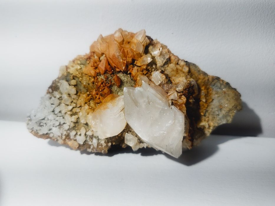 Kalcyt fluoryt baryt - minerał z Hiszpanii