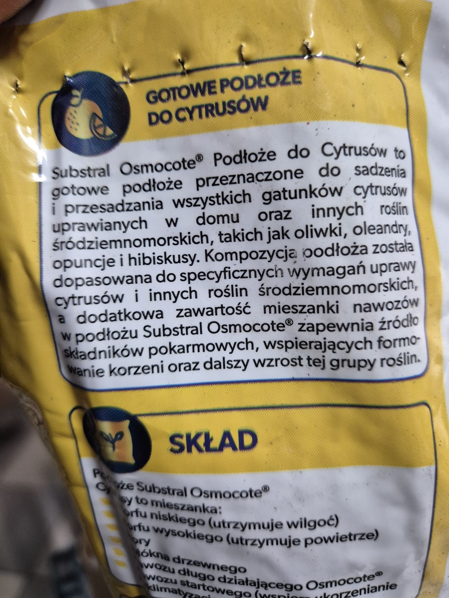 Podłoże Ziemia do Cytrusów 3L z Nawozem Osmocote Substral
