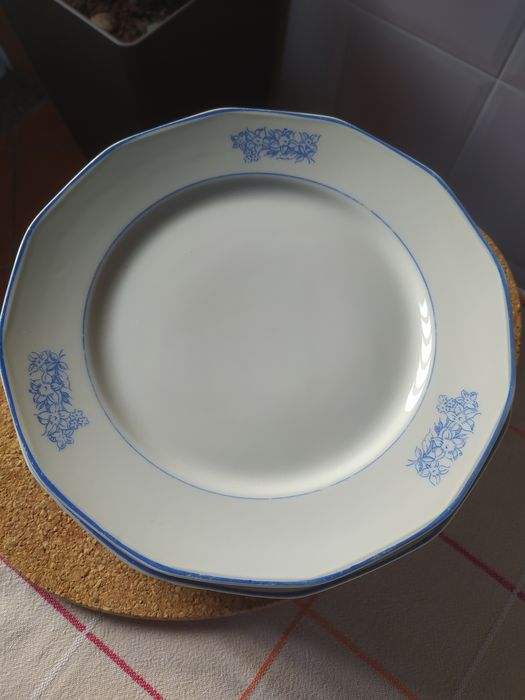 9 pratos vintage "Fábrica Candal"