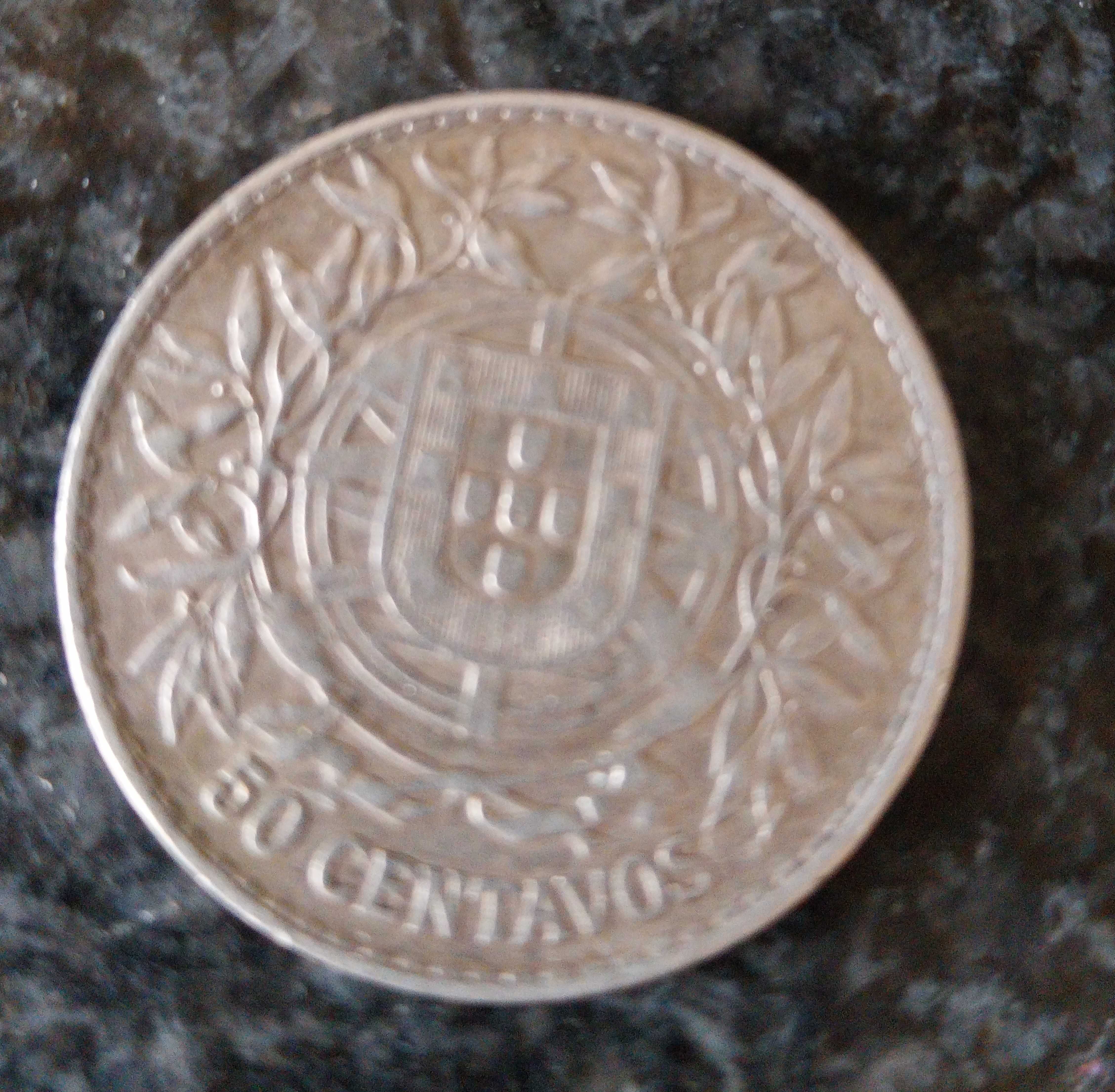 Moeda de 50 centavos de 1916