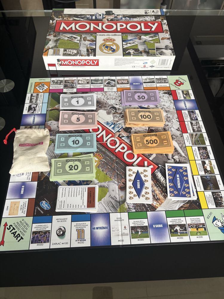 Gra Planszowa Monopoly Edycja Real Madryt
